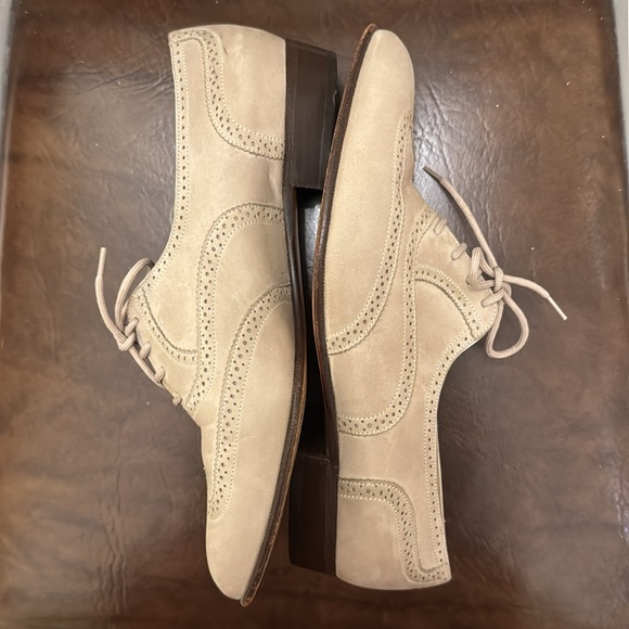Salvatore Ferragamo suede wingtip oxfords Size US6.5 D - Picture 2 of 9